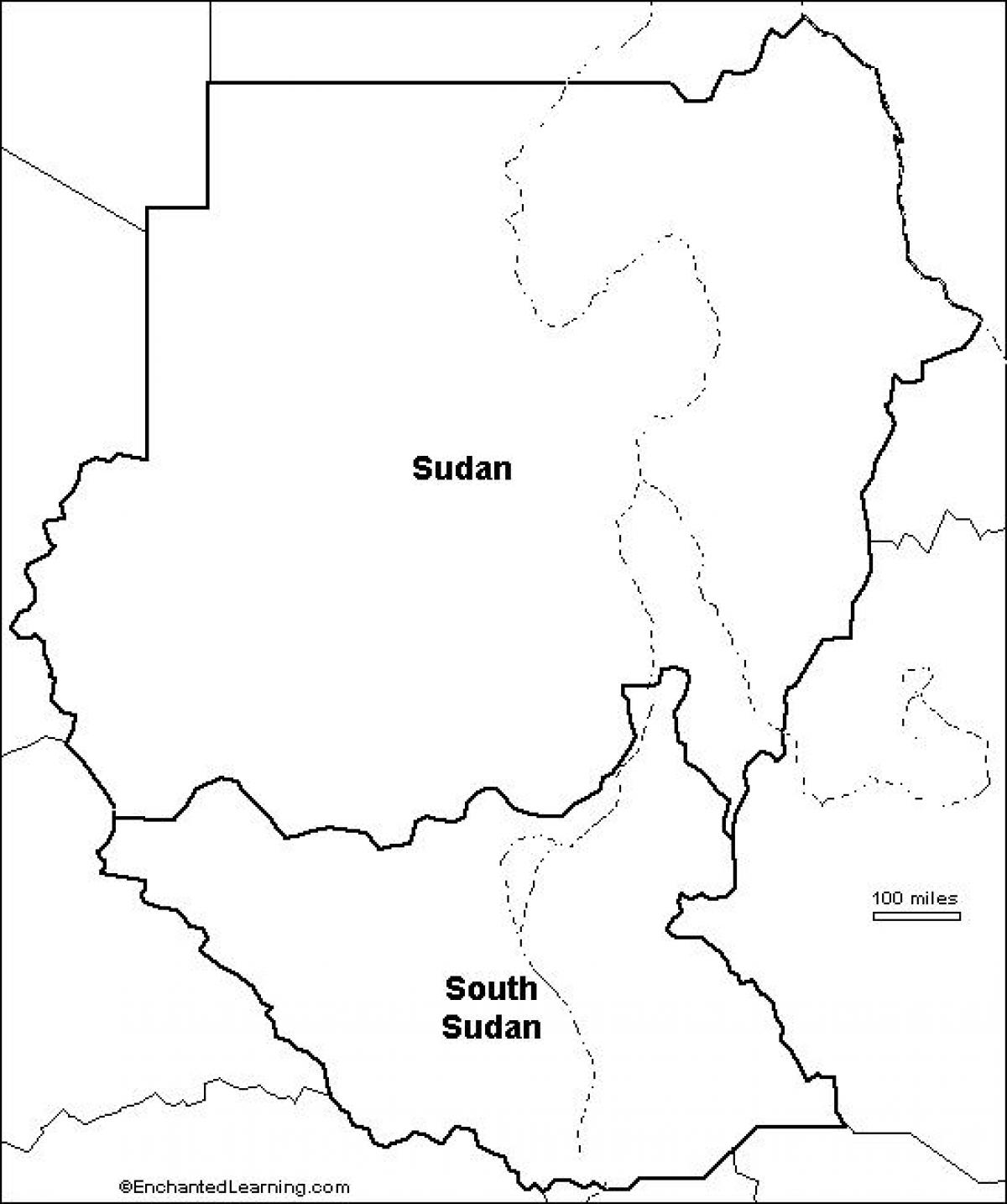 नक्शे के रिक्त सूडान